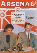 Arsenal v Nottingham Forest 21-Feb-1995