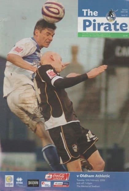 Bristol Rovers v Oldham Athletic   12-Feb-2008