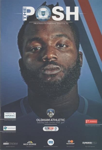 Peterborough United v Oldham Athletic 20-Jan-2018