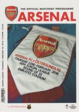 Arsenal v Östersunds FK  22-Feb-2018