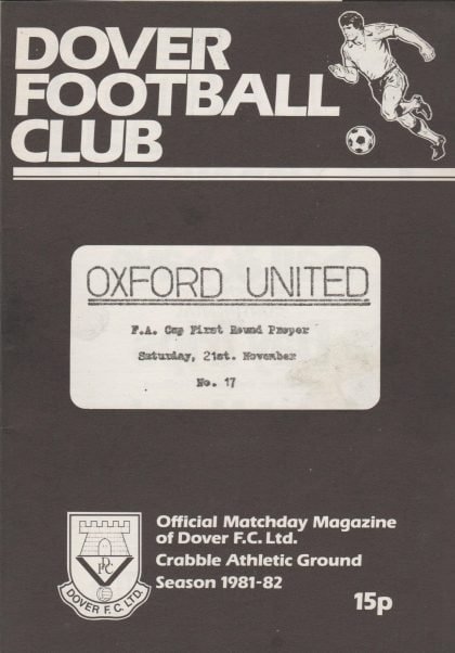 Dover v Oxford United 21-Nov-1981