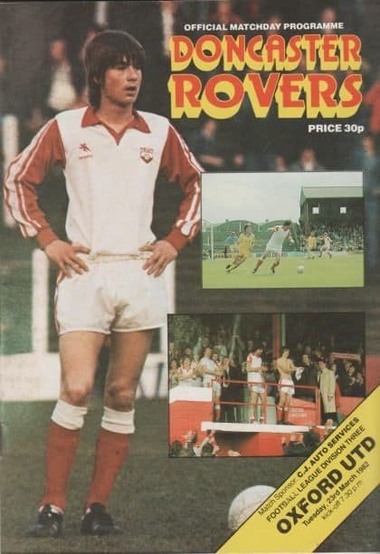 Doncaster Rovers v Oxford United 23-Mar-1982