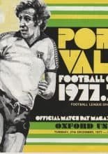 Port Vale v Oxford United 27-Dec-1977