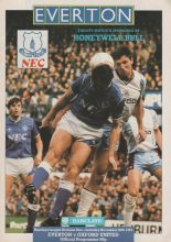 Everton v Oxford United 28-Nov-1987