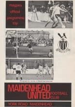 Maidenhead United v Oxford City  02-Dec-1980