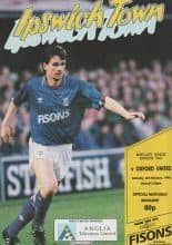 Ipswich Town v Oxford United 03-Feb-1990