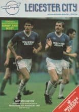 Leicester City v Oxford United  04-Nov-1987