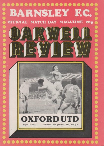 Barnsley v Oxford United 26-Jan-1980
