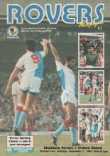 Blackburn Rovers v Oxford United 02-Sep-1989