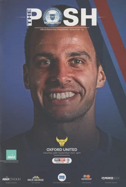 Peterborough United v Oxford United   30-Sep-2017