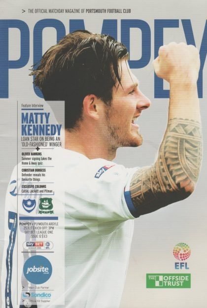 Portsmouth v Plymouth Argyle  25-Nov-2017