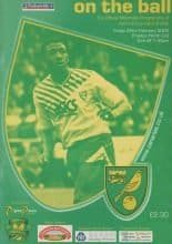 Norwich City v Preston North End 22-Feb-2002