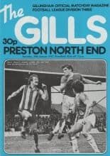 Gillingham v Preston North End 30-Jan-1982