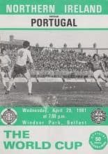Northern Ireland v Portugal 29-Apr-1981