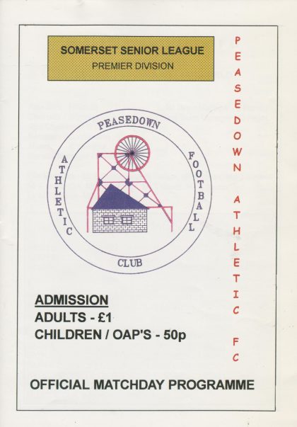 Peasedown Athletic v Portishead  09-Apr-1998