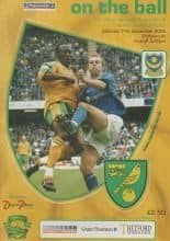 Norwich City v Portsmouth 21-Sep-2002