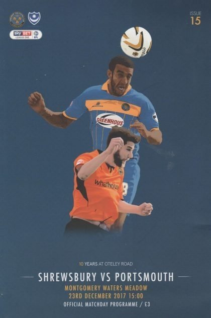 Shrewsbury Town v Portsmouth 23-Dec-2017