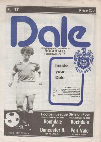 Rochdale v Port Vale 15-Feb-1980