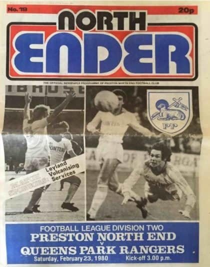 Preston North End v Queens Park Rangers 23-Feb-1980