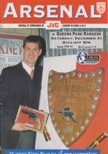 Arsenal v Queens Park Rangers 31-Dec-1994