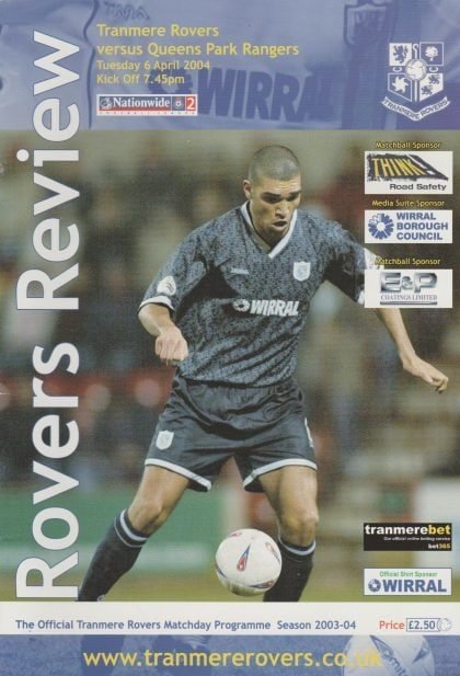 Tranmere Rovers v Queens Park Rangers 06-Apr-2004