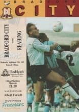 Bradford City v Reading 15-Sep-1993