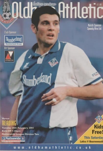 Oldham Athletic v Reading 20-Feb-2001