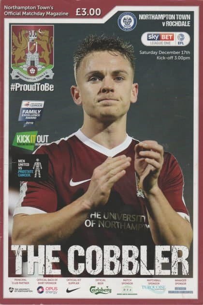 Northampton Town v Rochdale  17-Dec-2016