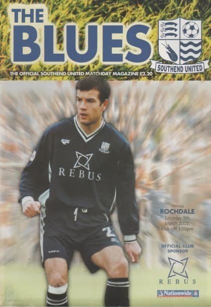 Southend United v Rochdale    09-Mar-2002
