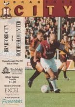 Bradford City v Rotherham United 27-Dec-1993