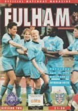 Fulham v Rotherham United 30-Apr-1994