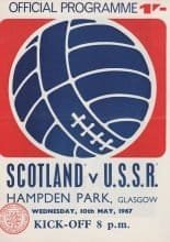 Scotland v USSR   10-May-1967