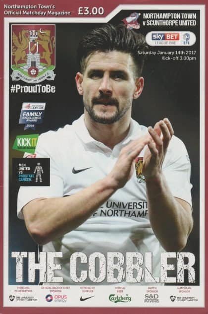 Northampton Town v Scunthorpe United 14-Jan-2017