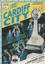 Cardiff City v Scunthorpe United 31-Oct-1992