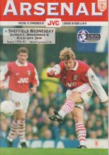 Arsenal v Sheffield Wednesday 06-Nov-1994