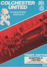 Colchester United v Sheffield United  04-Apr-1981