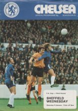 Chelsea v Sheffield Wednesday  04-Jan-1975