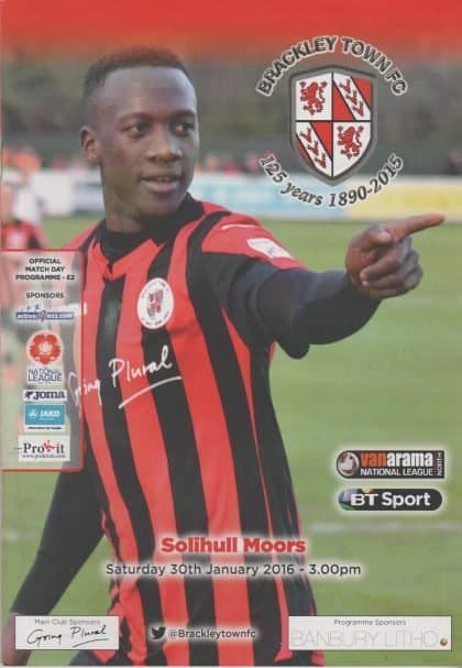 Brackley Town v  Solihull Moors   30-Jan-2016