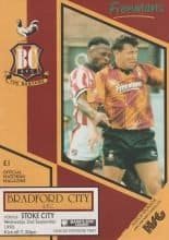 Bradford City v Stoke City 02-Sep-1992