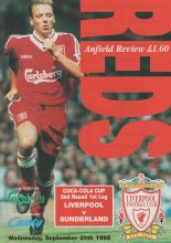 Liverpool v Sunderland 20-Sep-1995