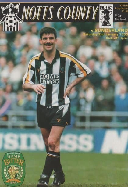 Notts County v Sunderland 02-Jan-1993