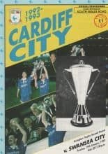 Cardiff City v Swansea City 19-Jan-1993