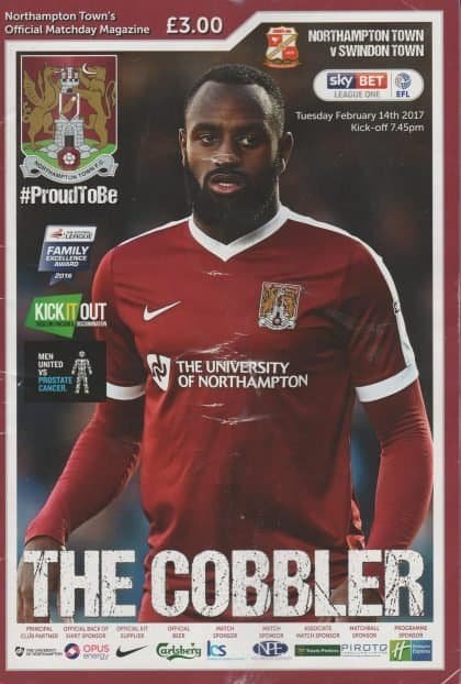Northampton Town v Swindon Town  14-Feb-2017