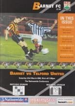 Barnet v Telford United 23-Mar-2002