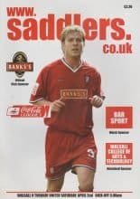 Walsall v Torquay United 02-Apr-2005