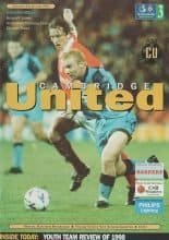 Cambridge United v Torquay United 09-Jan-1999