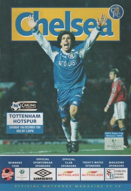 Chelsea v Tottenham Hotspur 19-Dec-1998