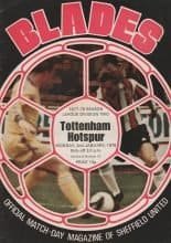 Sheffield United v Tottenham Hotspur 02-Jan-1978