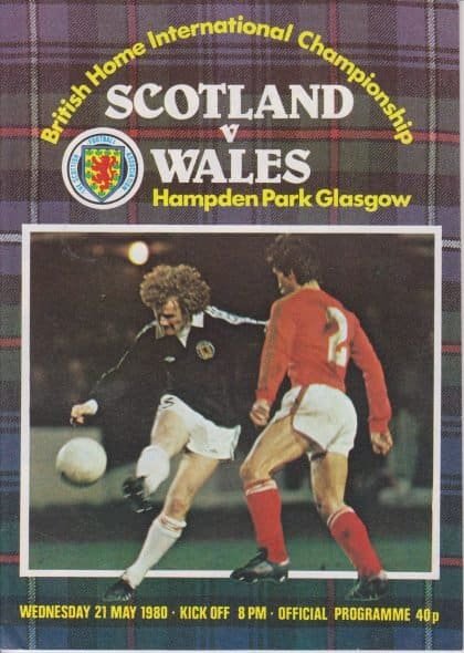 Scotland v Wales 21-May-1980