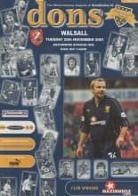 Wimbledon v Walsall  20-Nov-2001